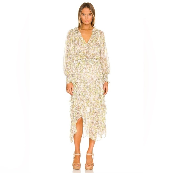 MISA Los Angeles Clio Top in Green Goddess. - Picture 12 of 12